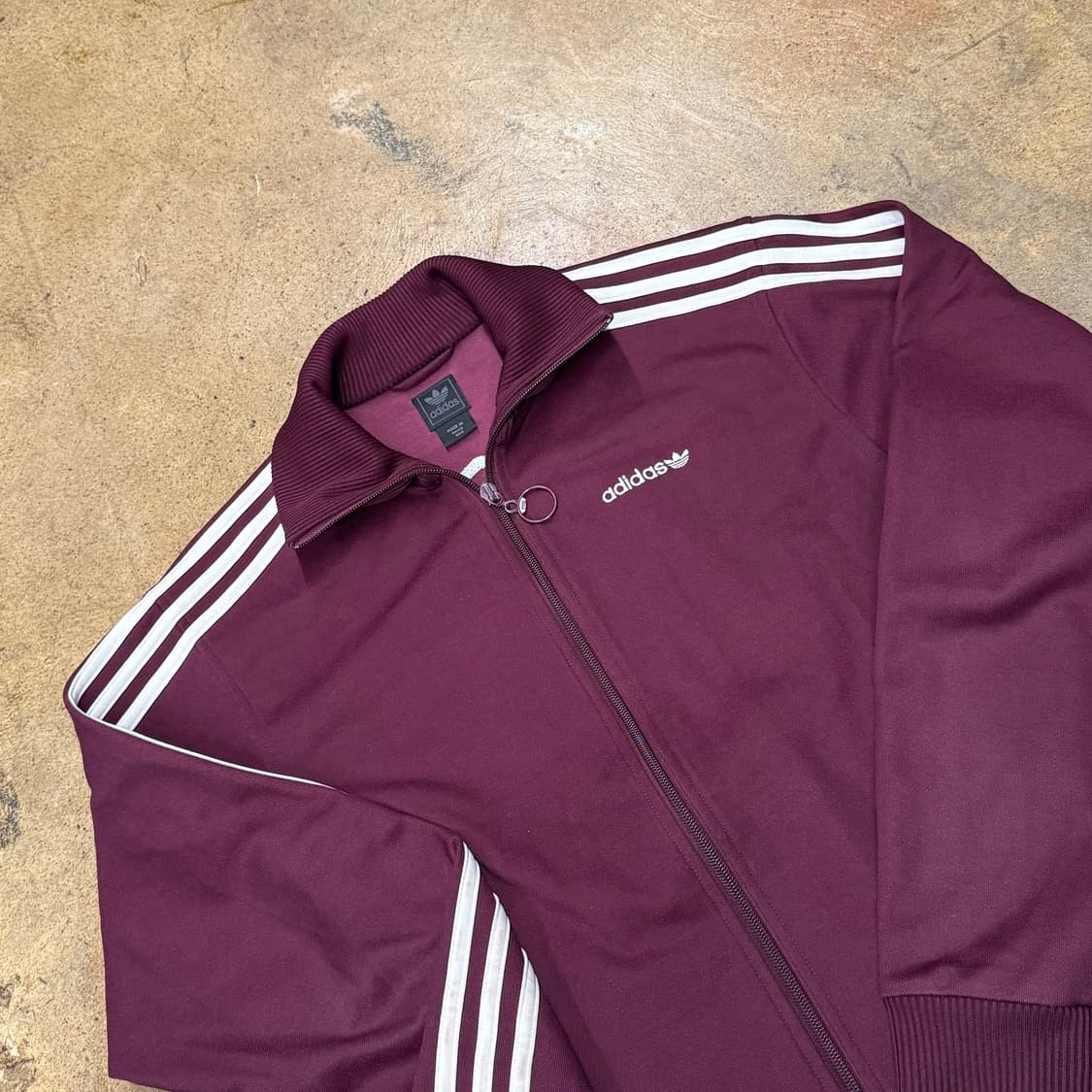 아디다스 버건디 져지 트랙탑 95 상품이미지1