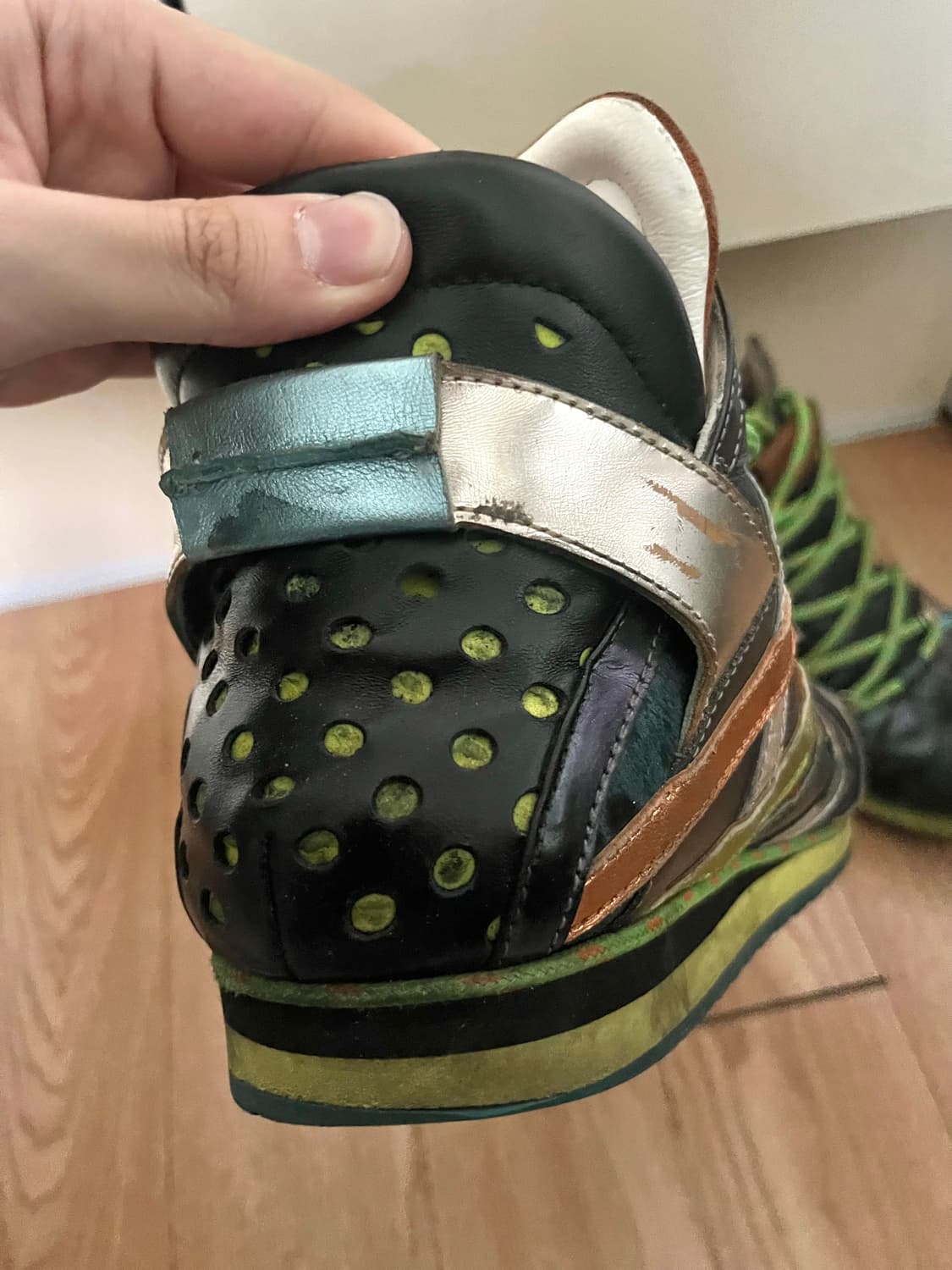 돌체앤가바나 10s 아카이브 메탈릭 하이탑 스니커즈 상품이미지6