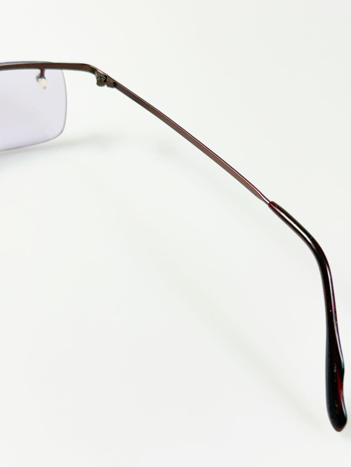 JEEP PLUS 반무테 스퀘어 메탈 프레임 빈티지 안경 상품이미지6