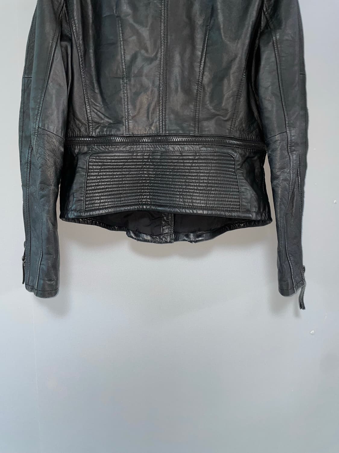 Zara short leather jacket 상품이미지10