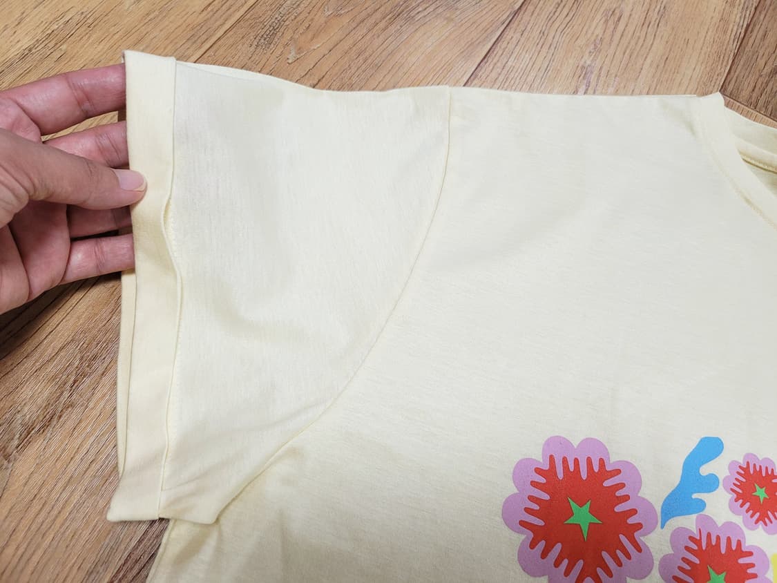 라움캘리박(RAUMxKELLY PARK) 프린트 티 프리사이즈 새상품 상품이미지4