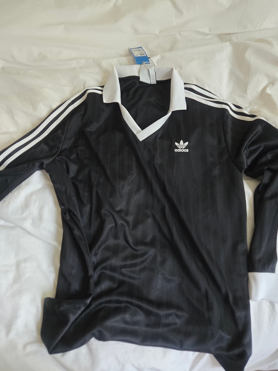 아디다스 카라 롱슬리브 블랙 2XL 상품이미지1