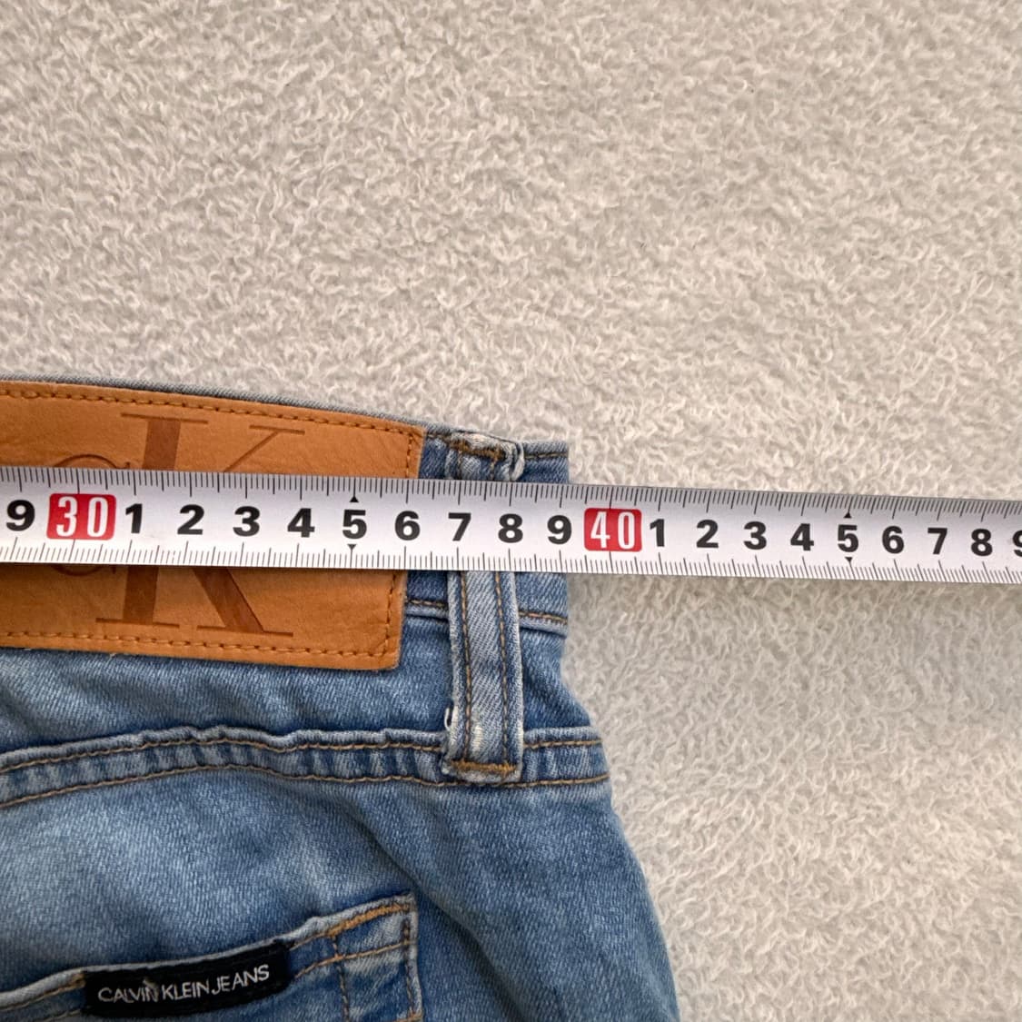 W30L32 캘빈클라인 워싱 데님팬츠 0608T2 상품이미지5