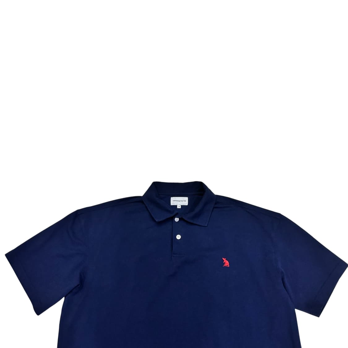 에스피오나지 네이비 Over pique polo shirt 상품이미지2