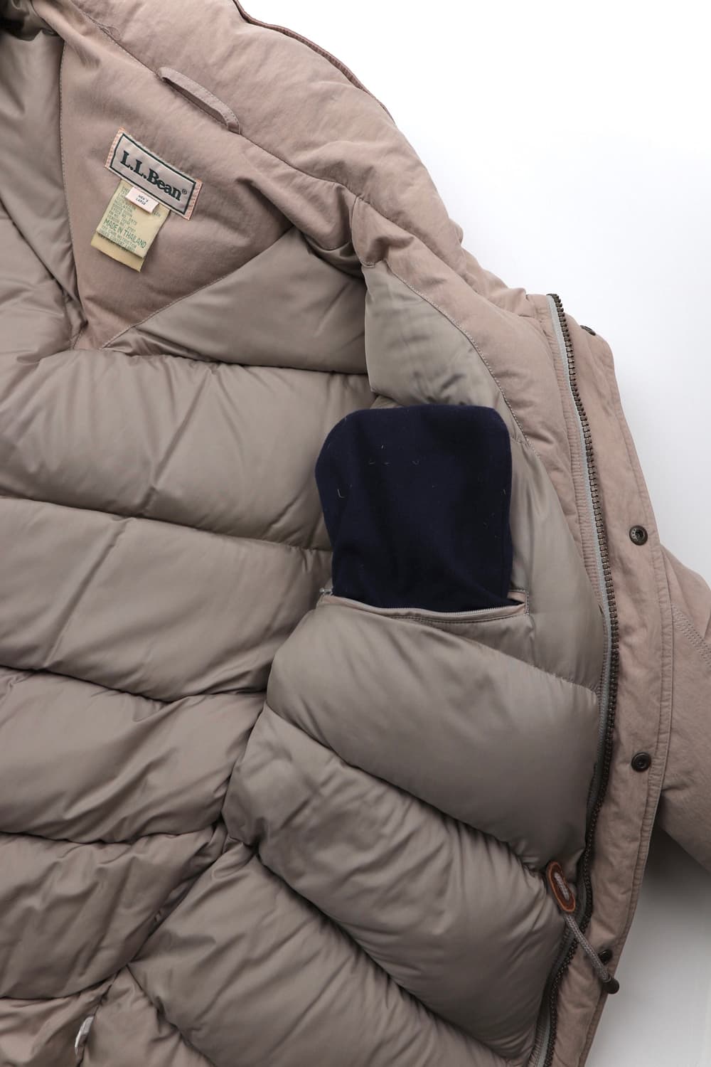 L.L.Bean(재팬) 구스 다운 패디드 자켓 베이지 상품이미지4