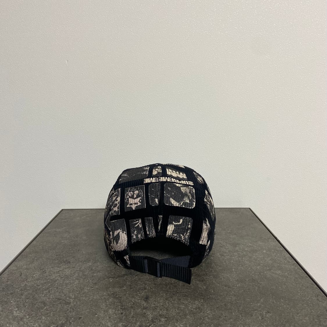 슈프림 캠프캡 모자 박스로고 위어도 데이브 코듀로이 블랙 상품이미지4