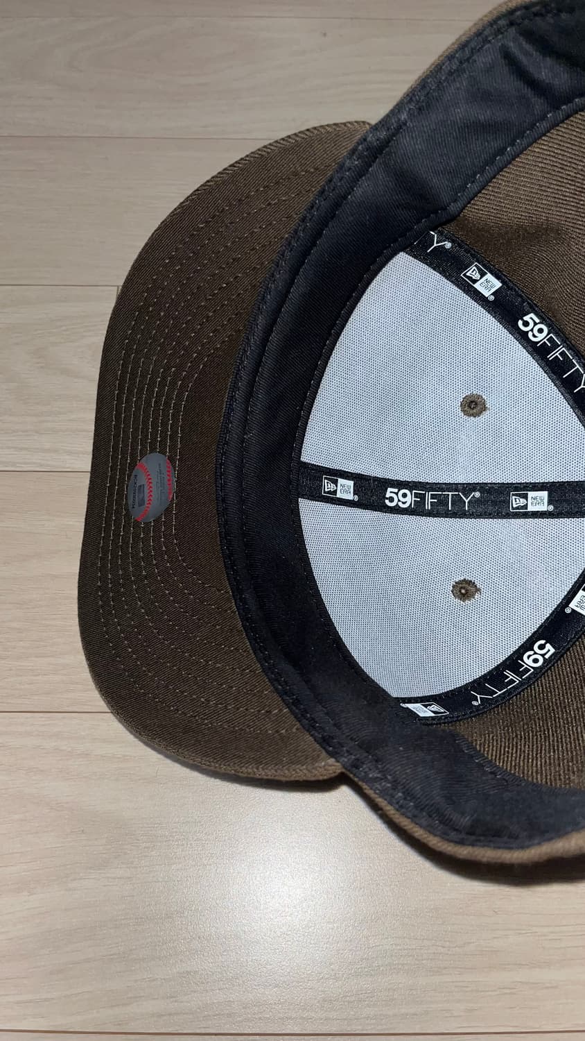 MLB 뉴욕 양키스 베이직 사이즈캡 월넛 712(59.6cm) 상품이미지6