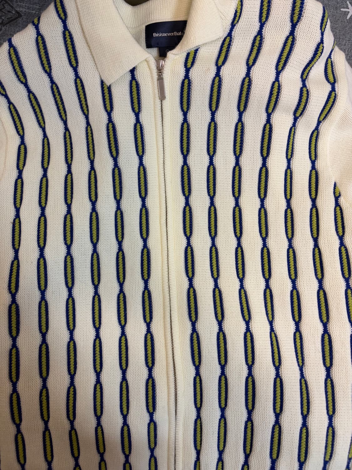 디네뎃 니트집업 상품이미지1