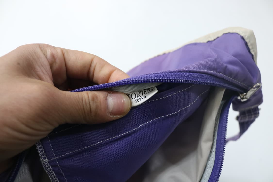 요시다 포터 나일론 반달 숄더백 퍼플 상품이미지7