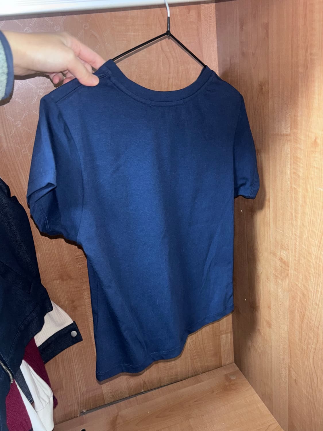 Wellbeing express 웰빙익스프레스 크롭 반소매 티셔츠 상품이미지3