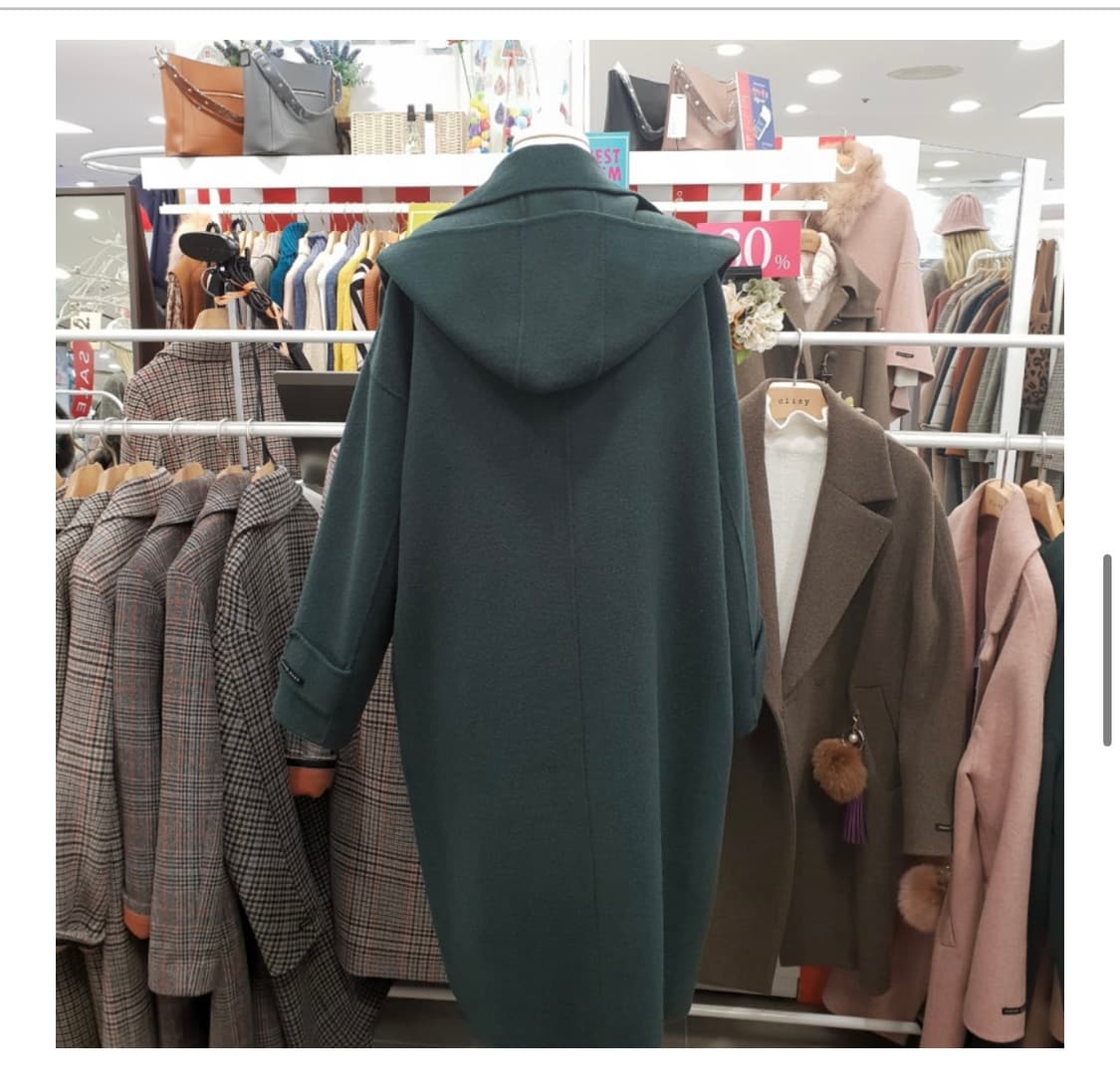 클리지 후드 더플코트 상품이미지8