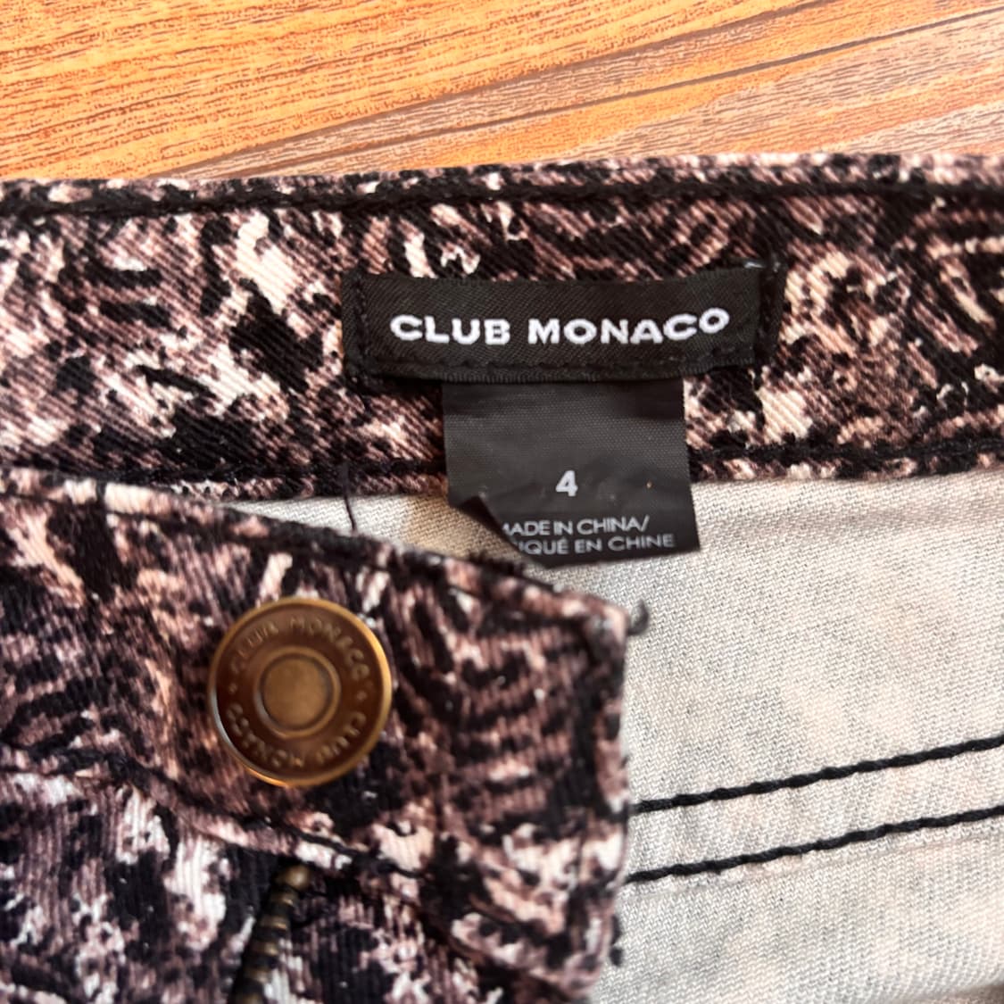 클럽모나코 슬림 스키니 패턴 27 실루엣 패턴 명품 상품이미지5