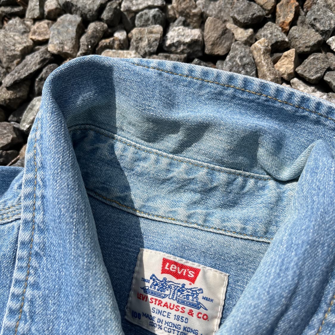 90s 빈티지 리바이스 데님 셔츠 (실측확인) 상품이미지5