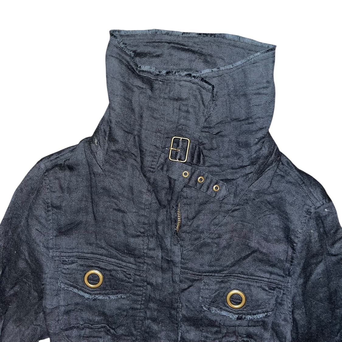 넥버클 그런지 투웨이 집업 갸루y2k펑크 상품이미지2