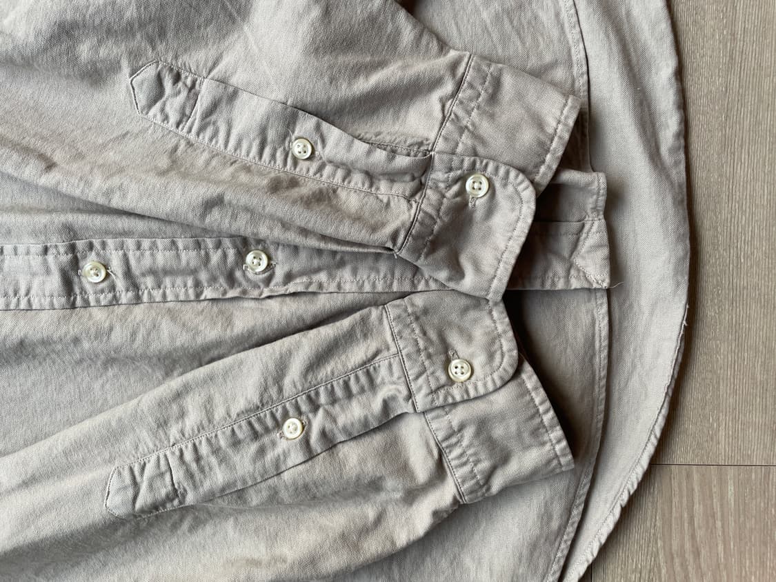 폴로 가먼트다이 옥스포드 셔츠 포그 그레이 상품이미지5