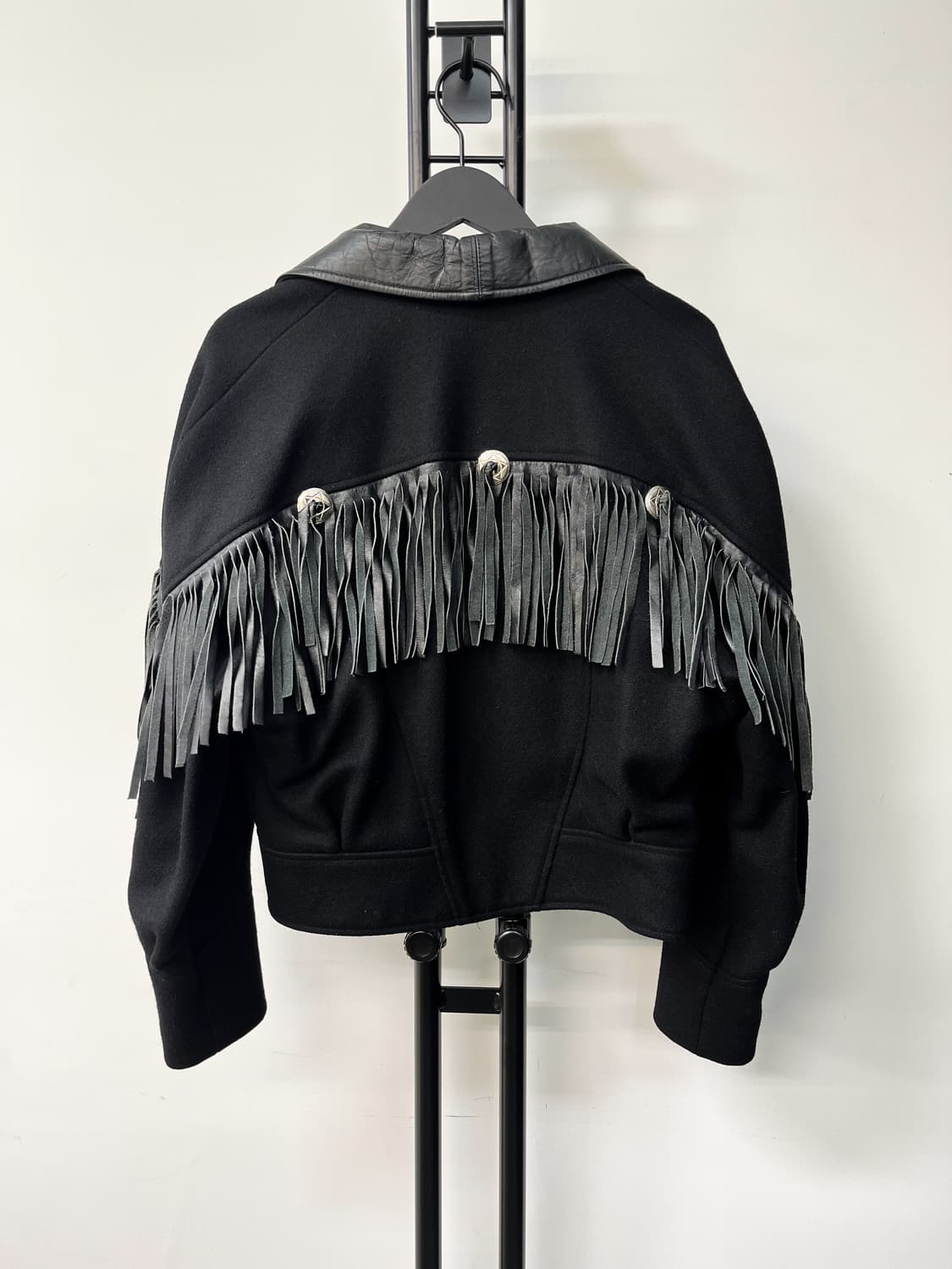 Miss New Yorker 90's U.S.A 레더 프린지 자켓 상품이미지4