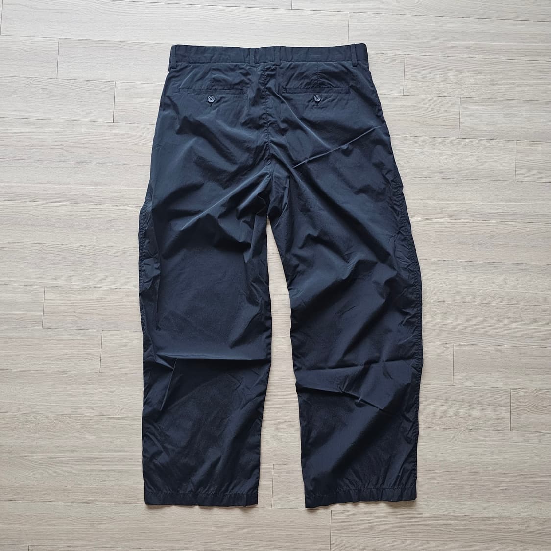 36 1회착) 탑텐 투턱 나일론 슬랙스 와이드 팬츠 남자 46 34 35 상품이미지2