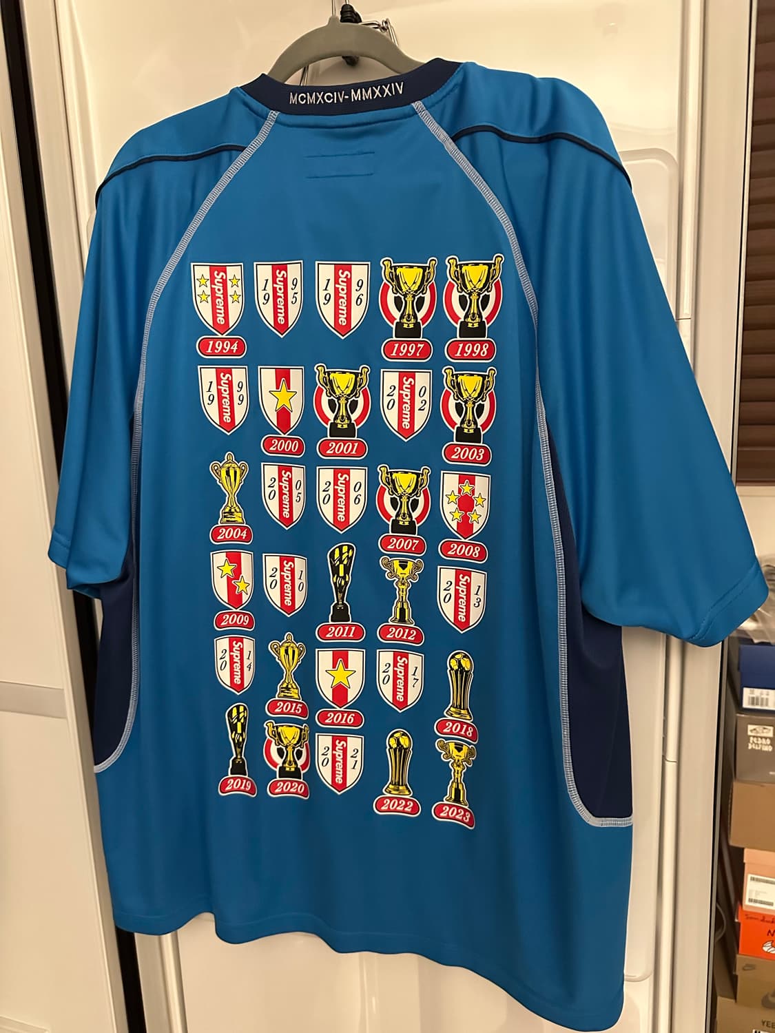 슈프림 자카드 사커 저지 L 상품이미지2