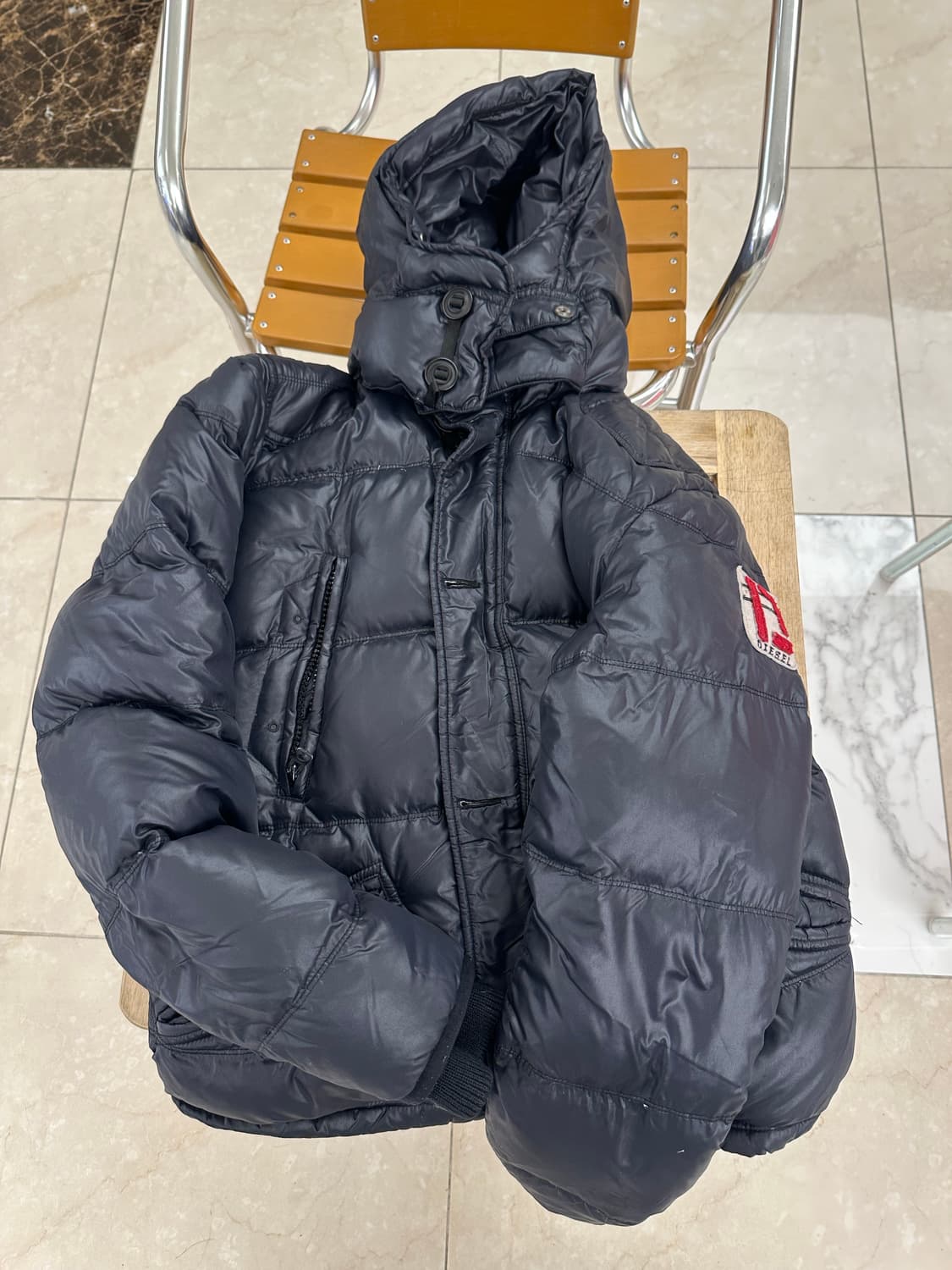디젤 덕다운 패딩잠퍼 M 상품이미지1