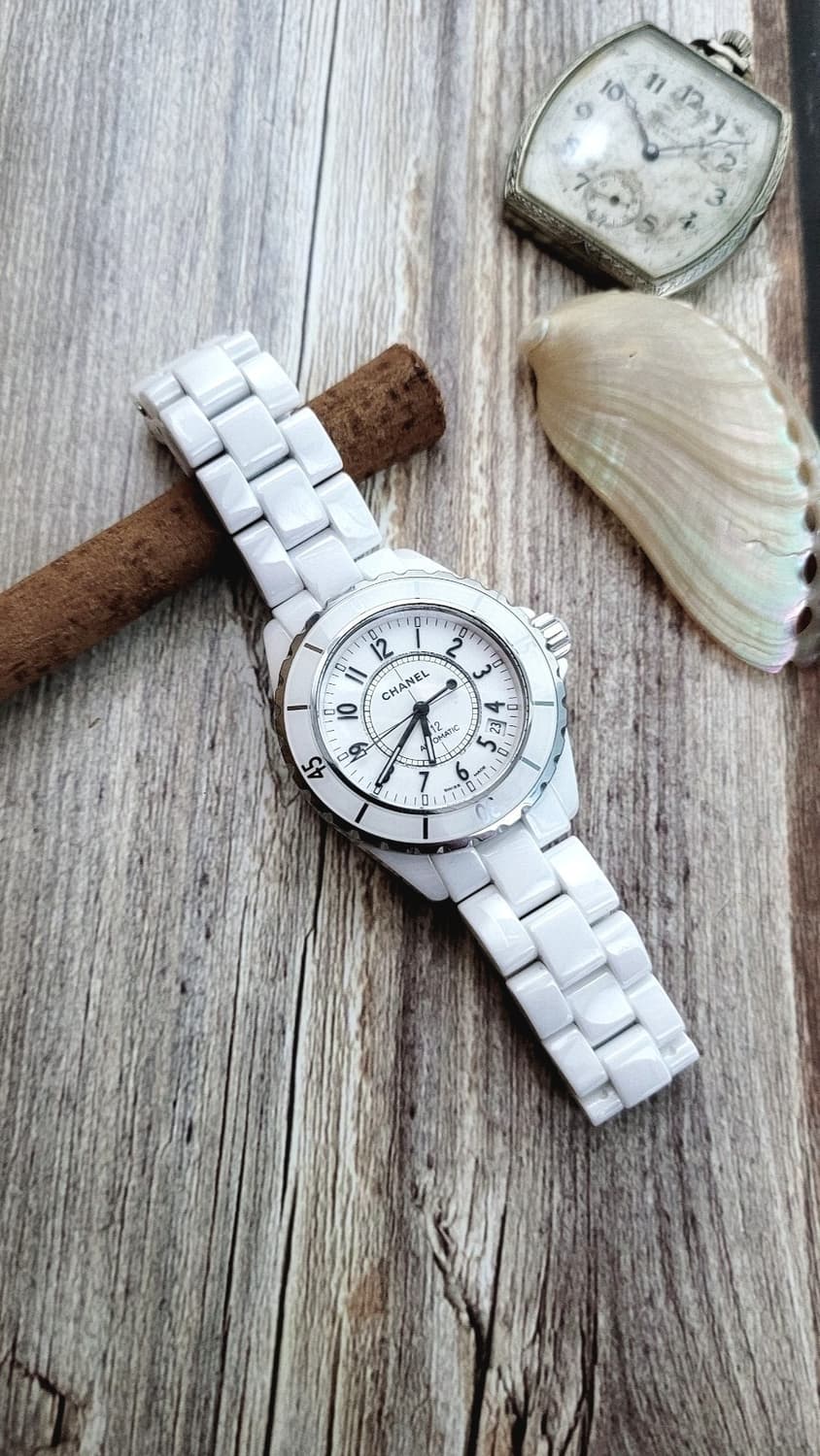 [특가상품]정품 샤넬 J12 38mm 화이트 오토메틱 시계 구성품있음 상품이미지5