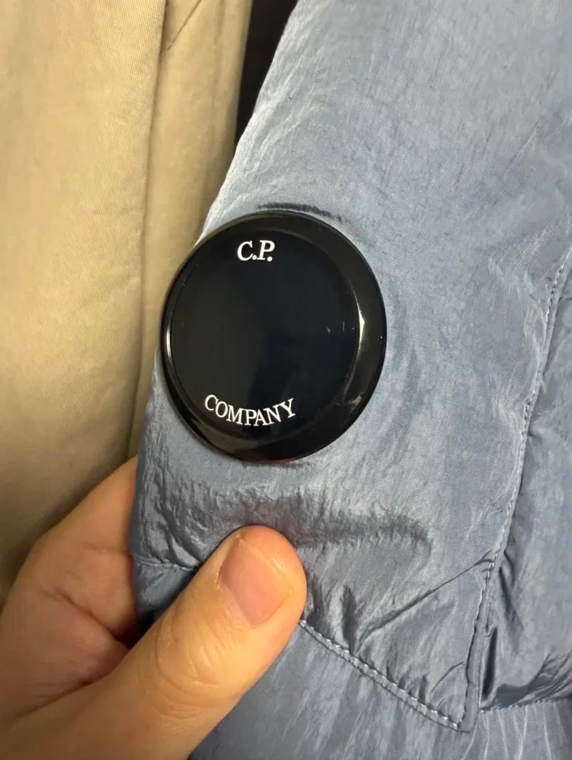 L CP컴퍼니 24FW 크롬R 패딩 토탈 스톤 블루 상품이미지5