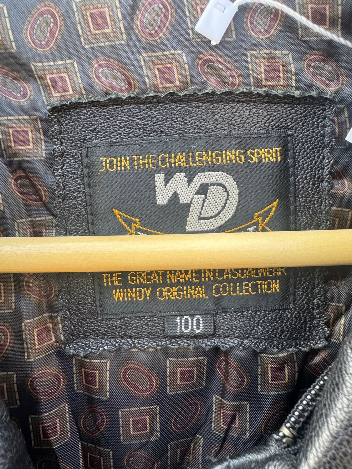 90s wd 고트스킨 빈티지 국내생산 염소가죽 레더 가죽 자켓 상품이미지6