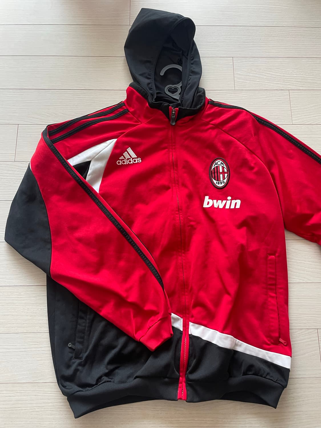 (국내 유일 매물/07-08) 아디다스 ac밀란 검빨져지 상품이미지1