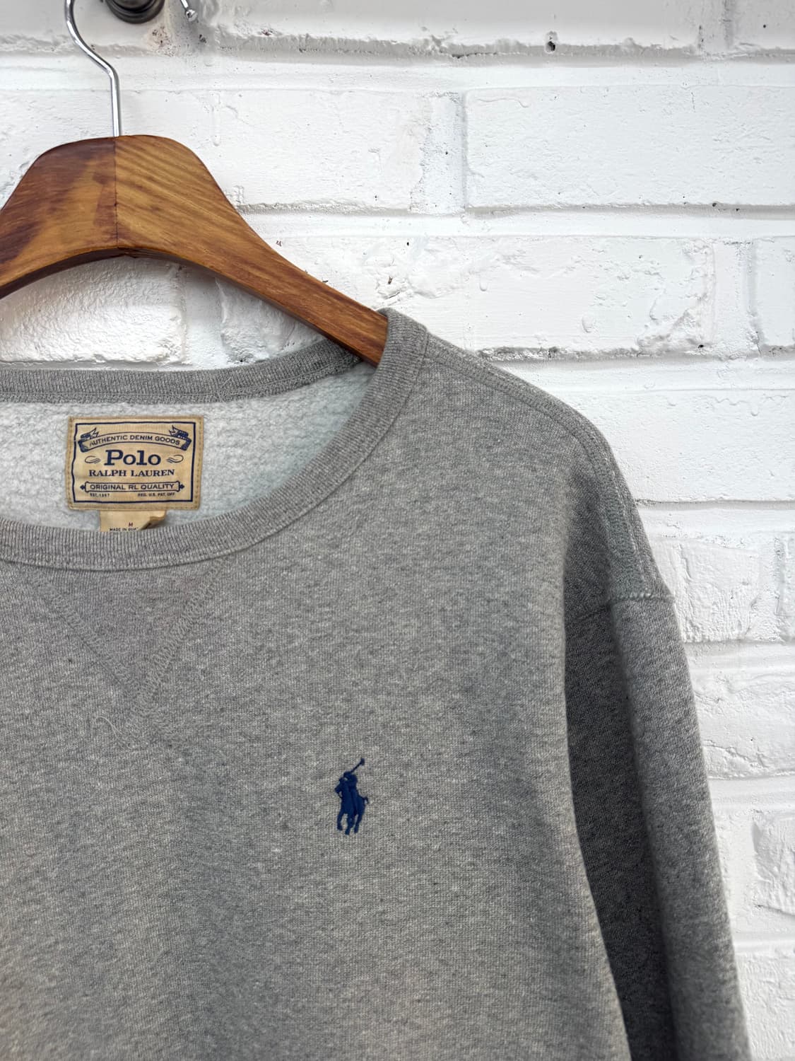 폴로 그레이 스웻셔츠 상품이미지4