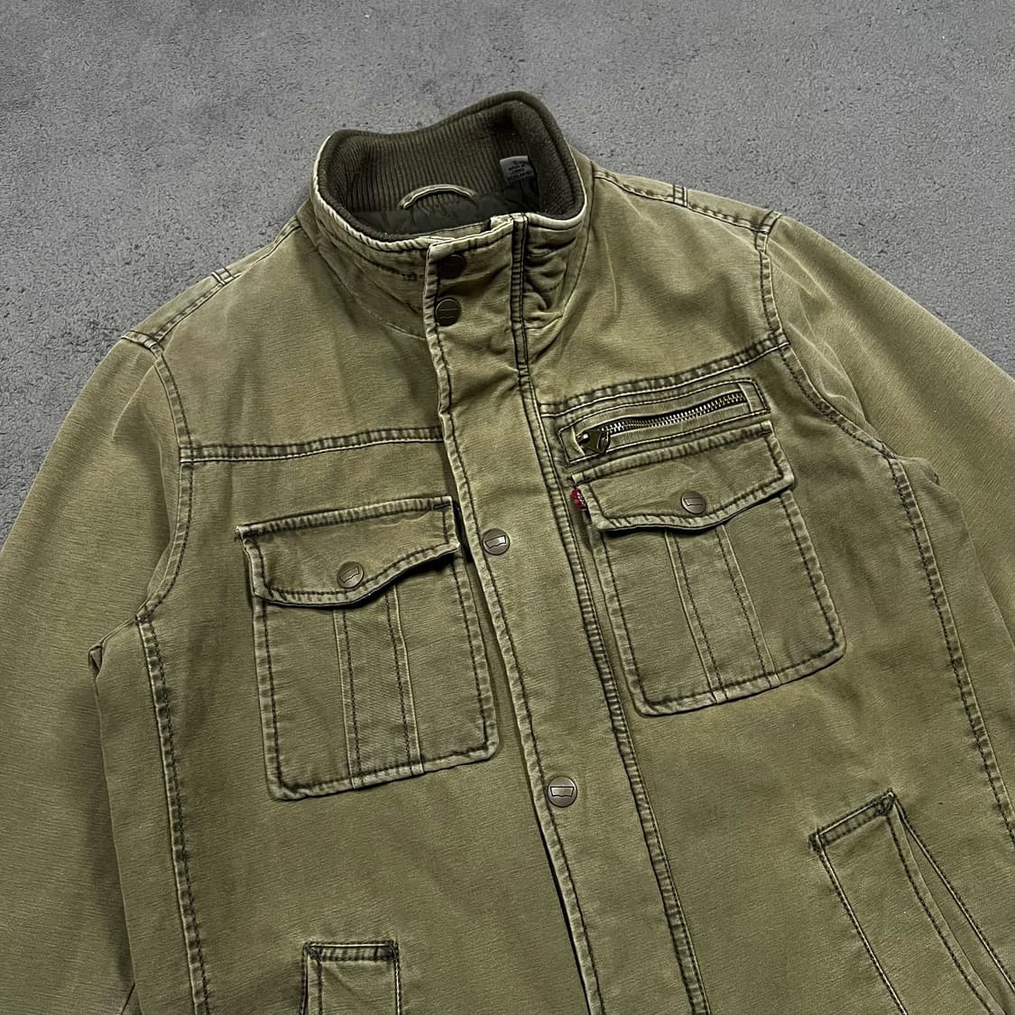 리바이스 카키 집업 자켓 상품이미지2