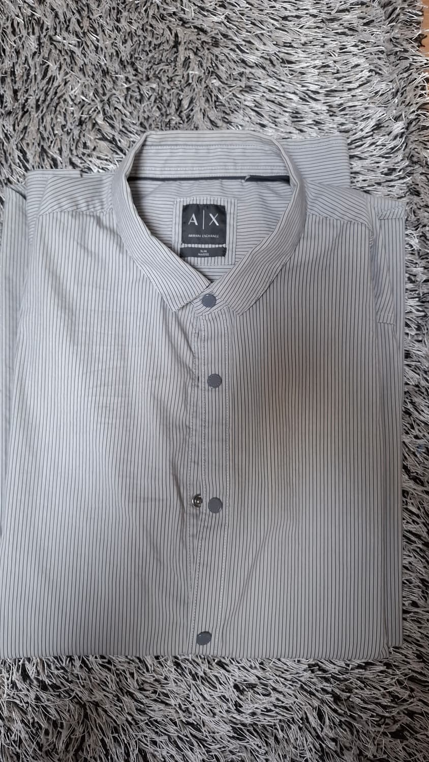 아르마니 익스체인지 스트라이프 셔츠 L 상품이미지1
