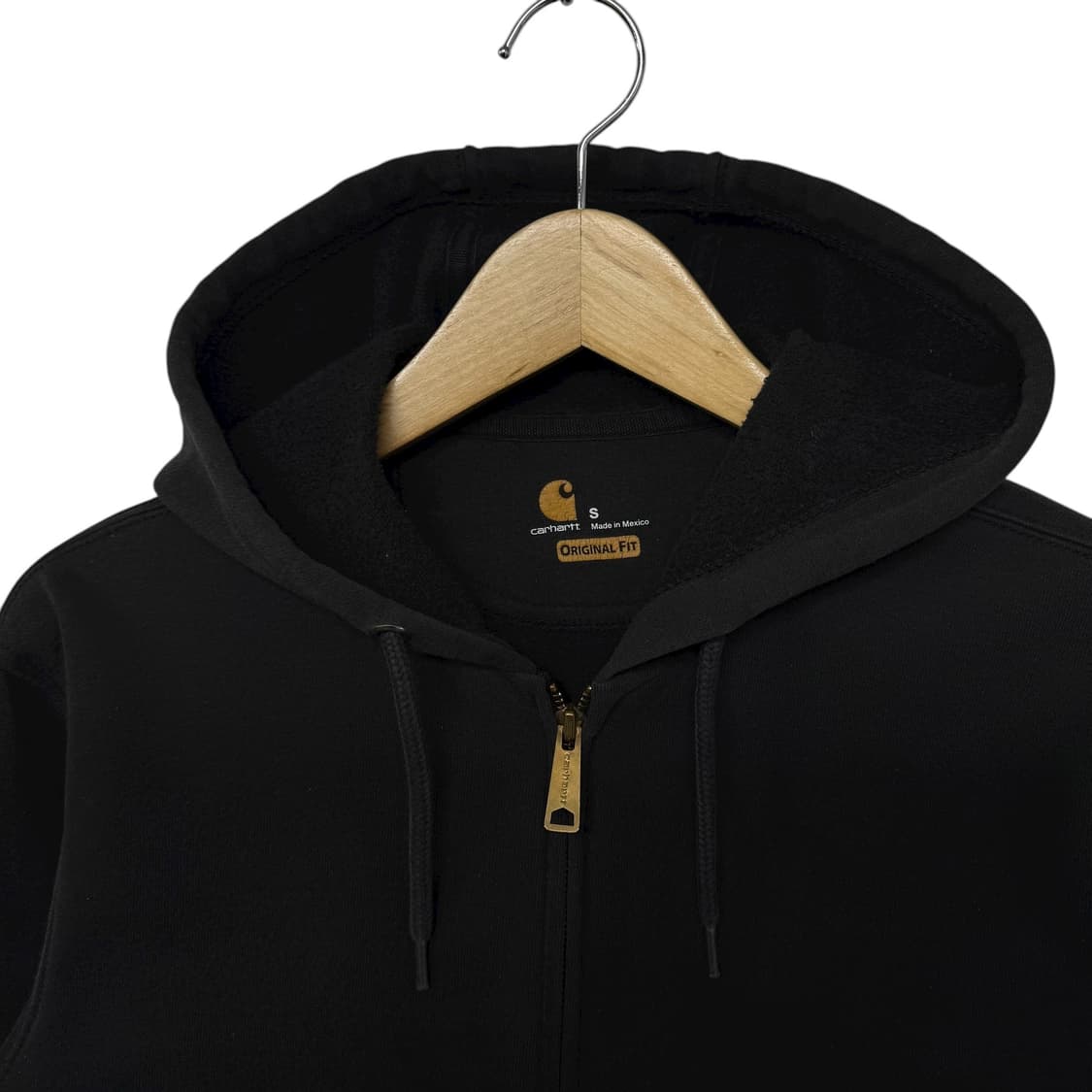 칼하트 로고 후드집업 상품이미지2