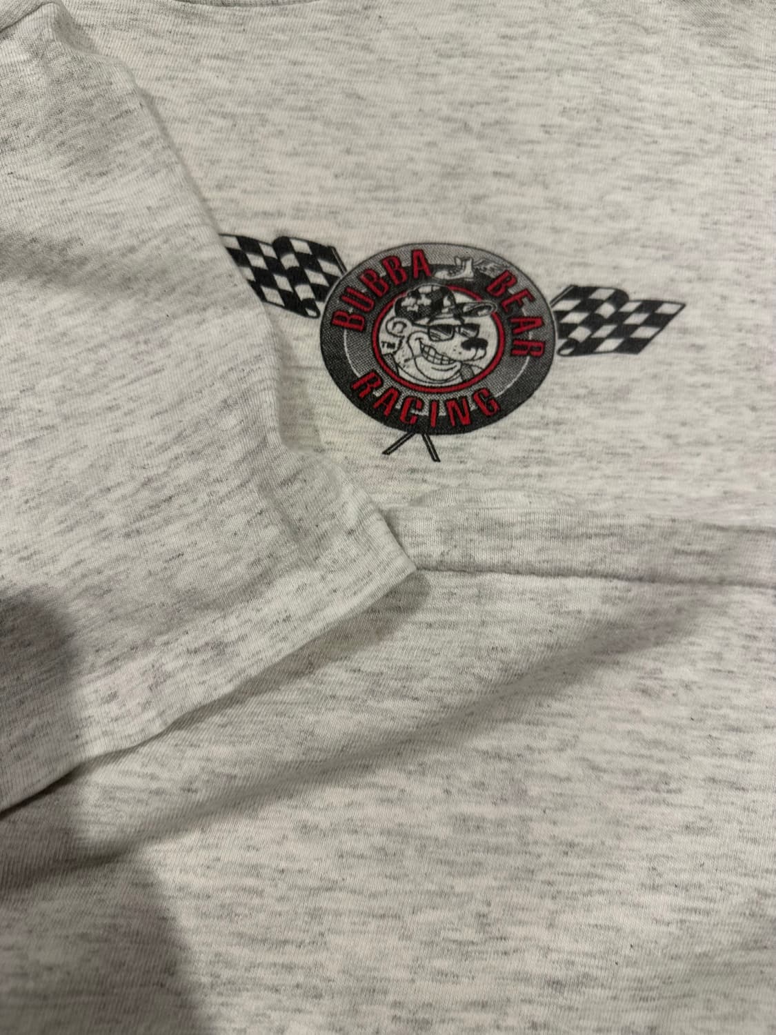 빈티지 90s 부바 베어 레이싱 티셔츠 상품이미지2