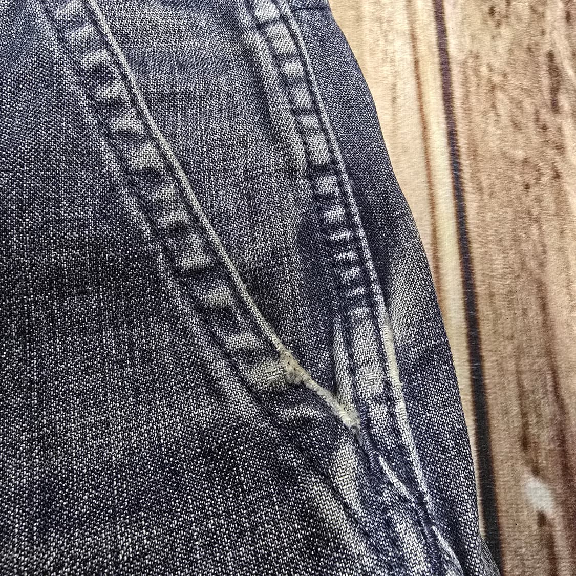 Vintage 00s Japan Lee 플랩포켓 카고팬츠 블랙 31 상품이미지6