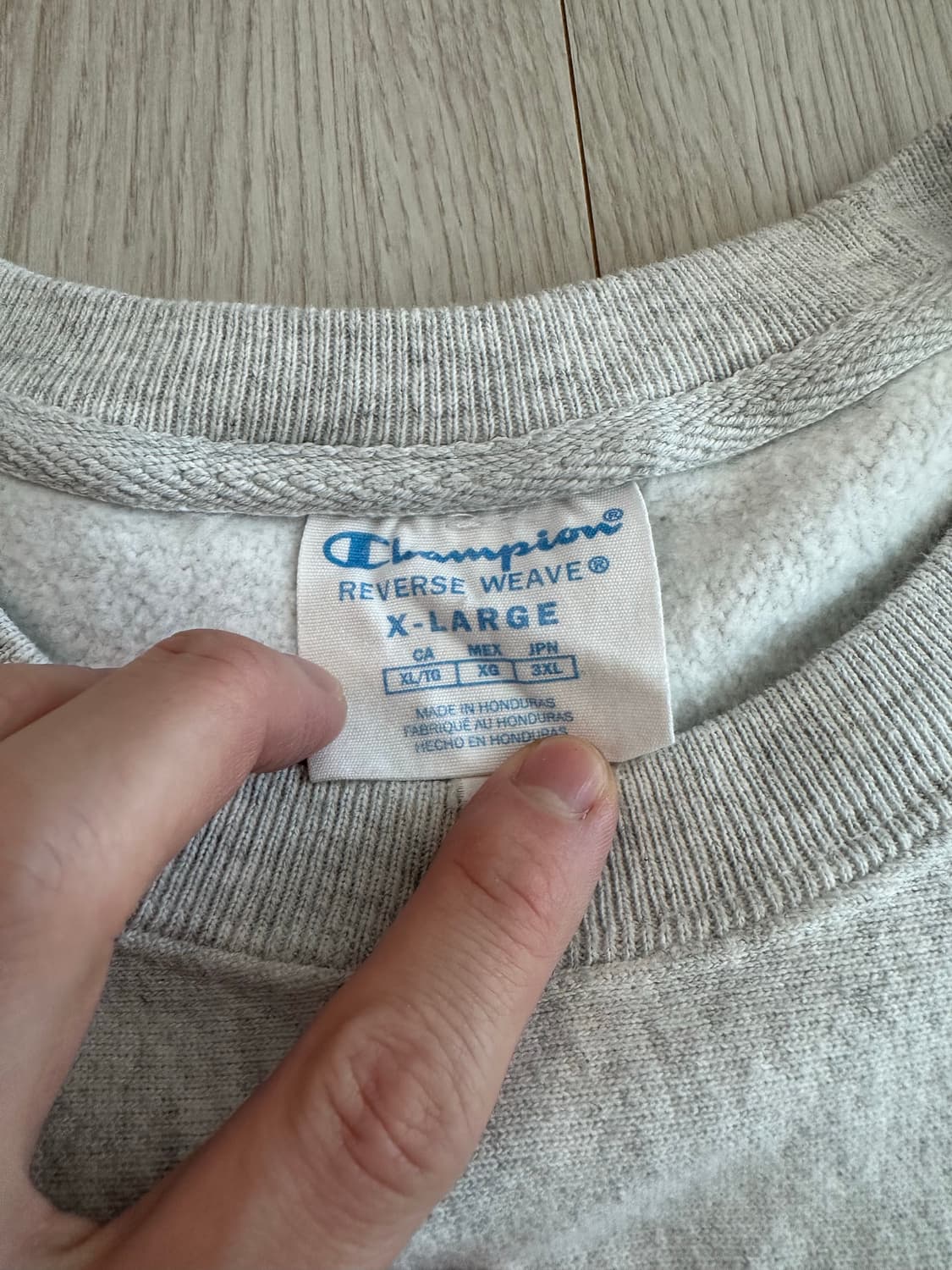 빈티지 챔피온 리버스위브 맨투맨 스웻 XL 상품이미지4