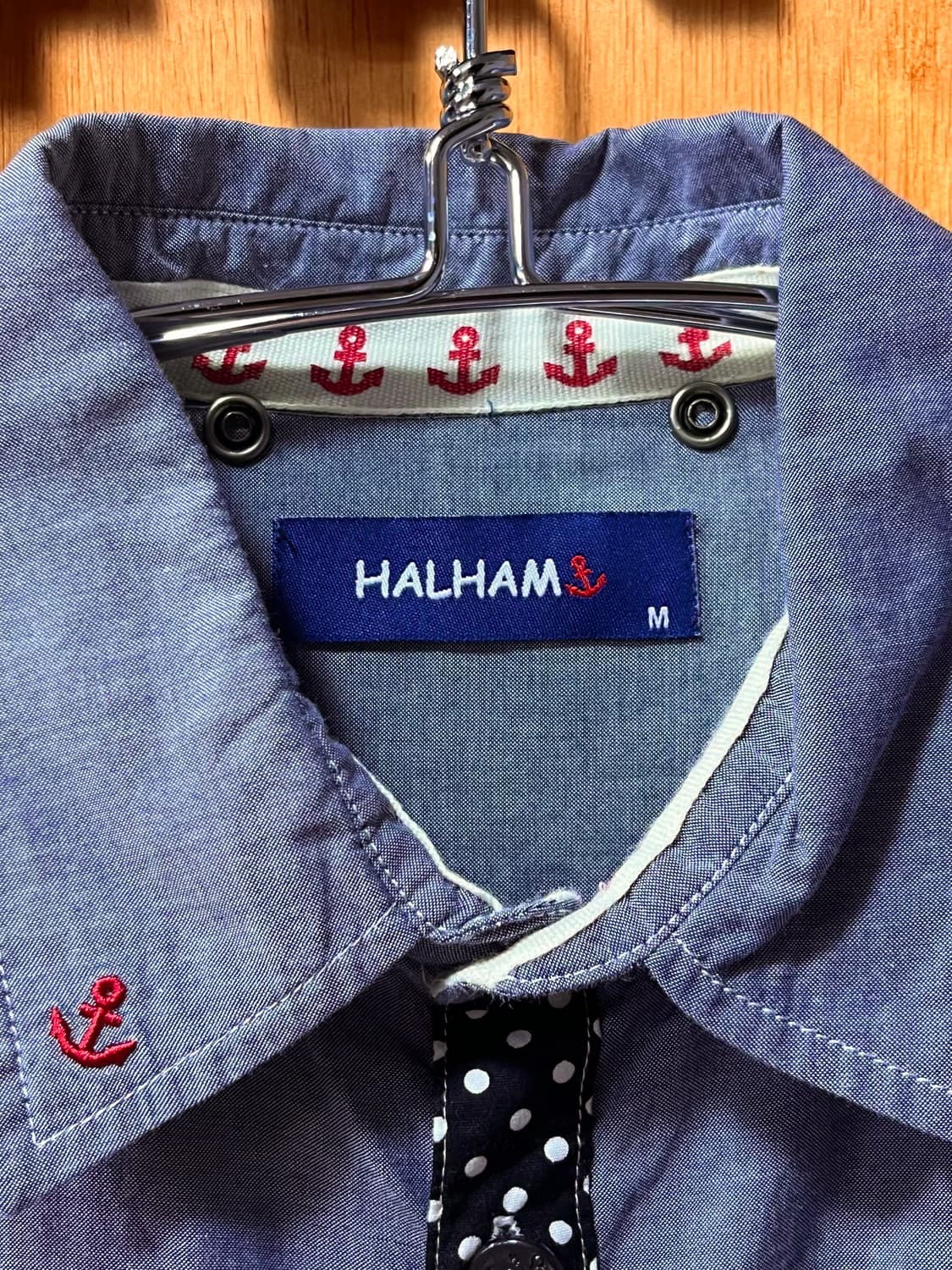HALHAM 하프버튼 셔츠 상품이미지4