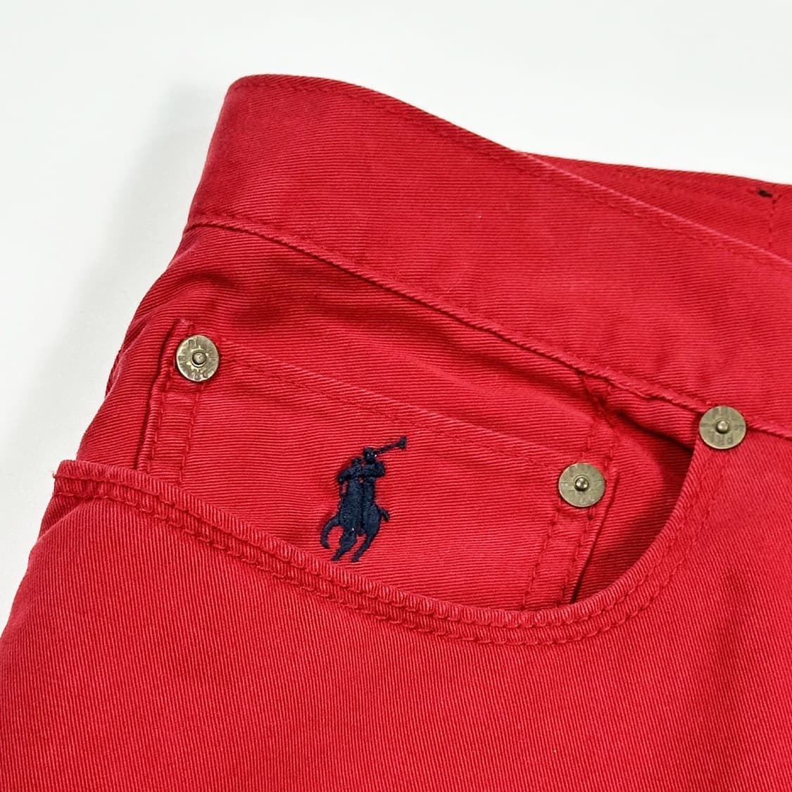 폴로 랄프로렌 포니 레드 데님 팬츠 (34인치) 상품이미지7