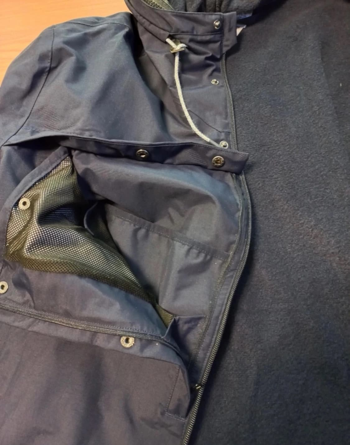 프랑스구매 데카트론 네이비 투웨이 점퍼 상품이미지7