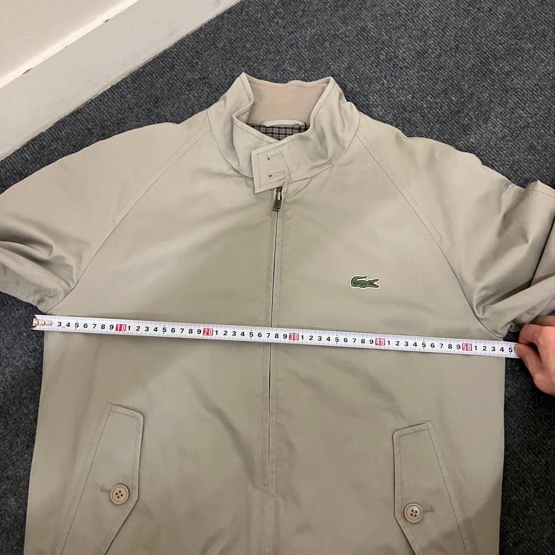N175 라코스테 해링턴 자켓 스윙탑 상품이미지5
