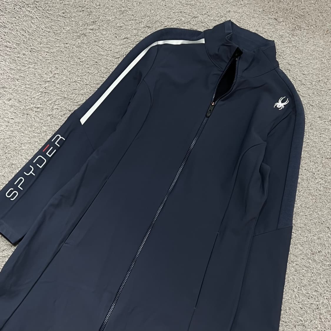 [우먼95] 스파이더 져지 원피스 상품이미지1