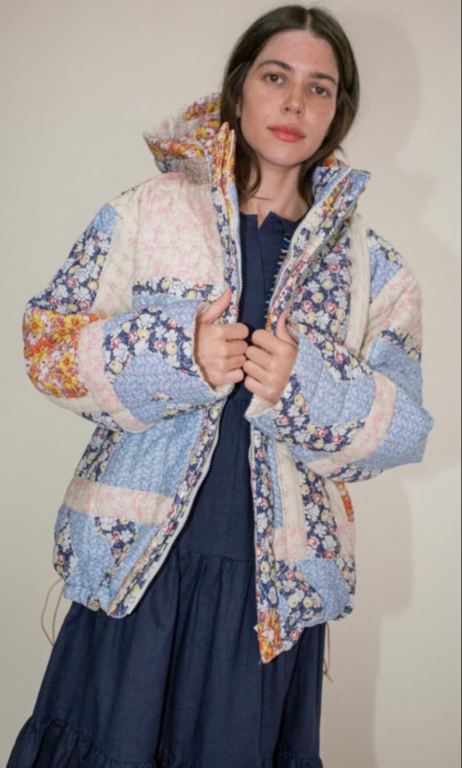 Sea New York 씨뉴욕 패치워크 푸퍼 자켓 상품이미지1