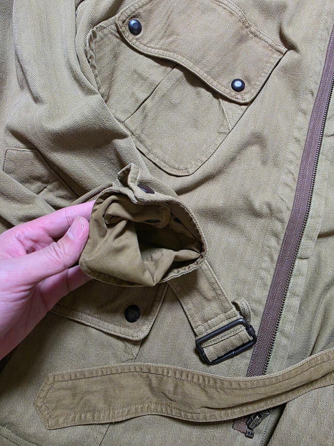 RRL 랄프로렌 / HBT 헤링본트윌 필드자켓 / XL 아미그린 상품이미지2