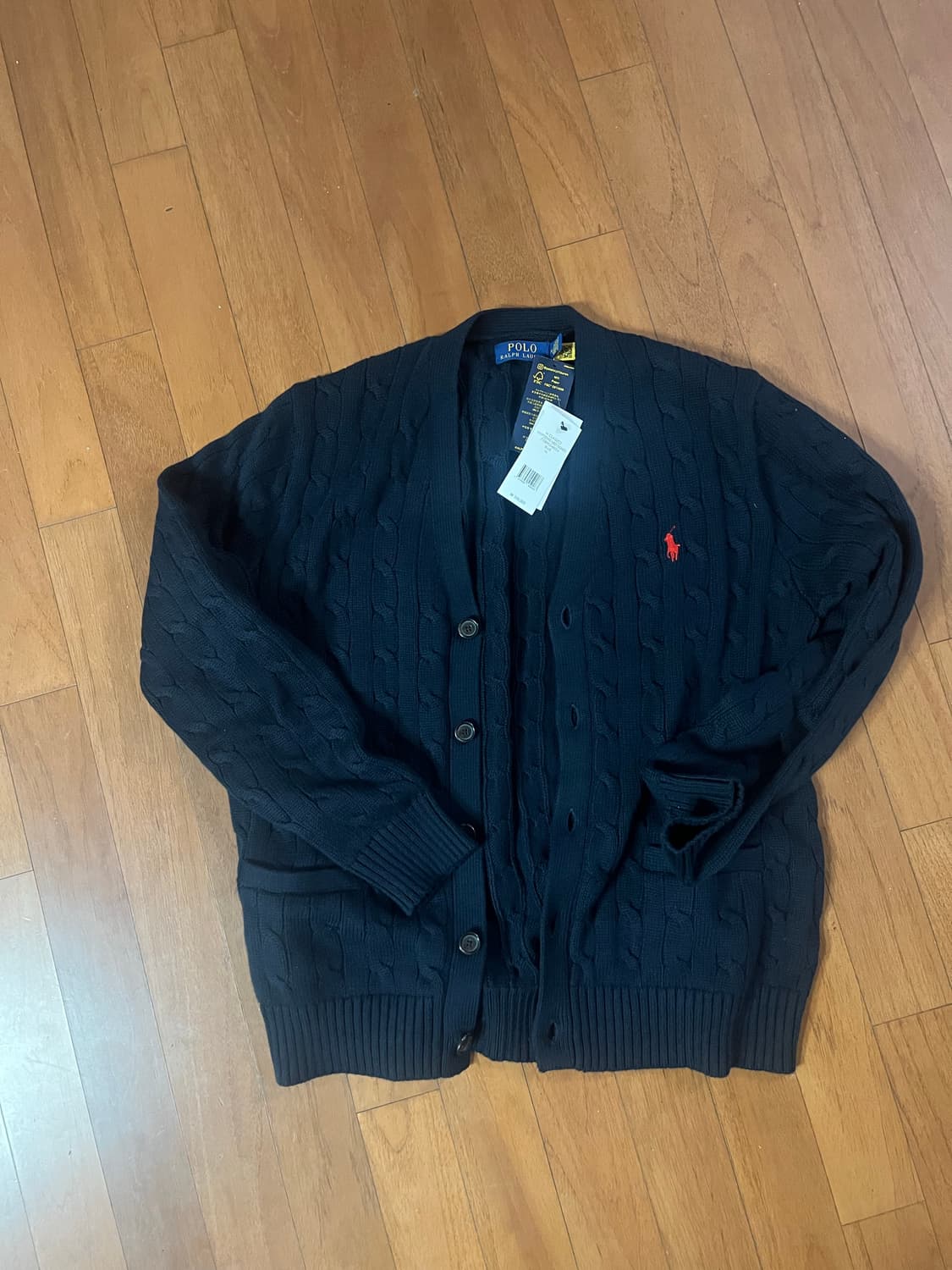 폴로 케이블 가디건 (남성m) 상품이미지1