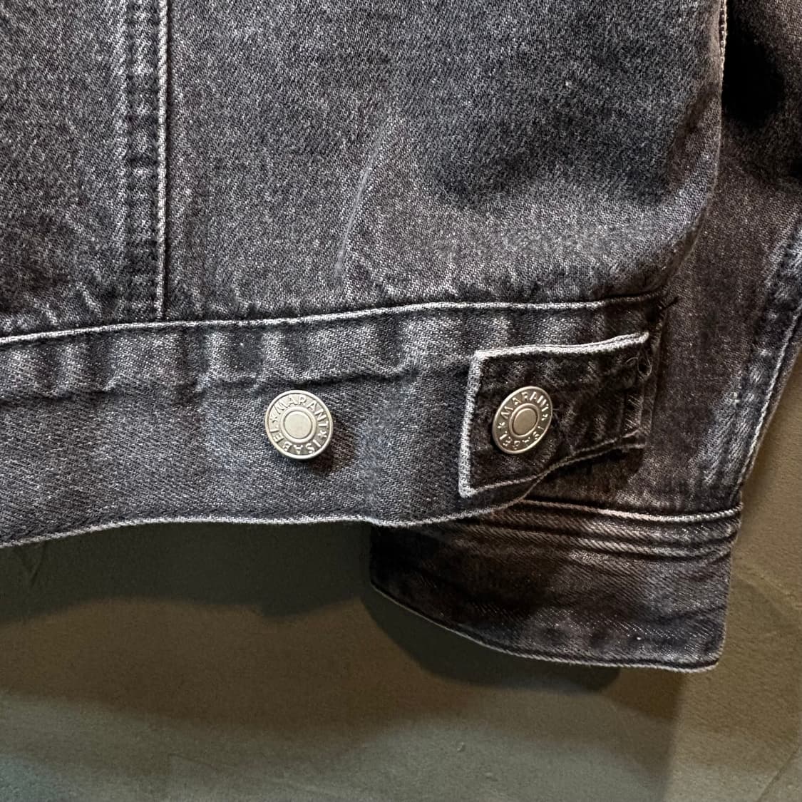 [36] ISABEL MARANT 이자벨 마랑 데님 쉐르파 자켓 상품이미지5