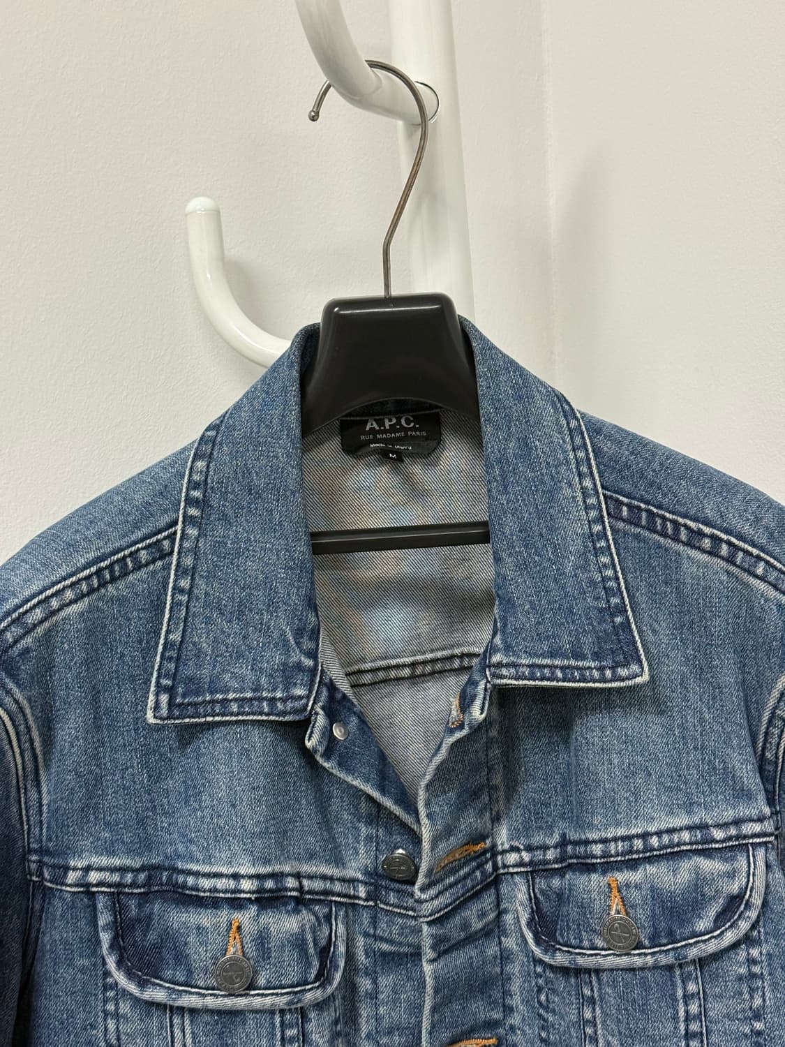 APC 아페쎄 데님 자켓 청자켓 중청 M 상품이미지5