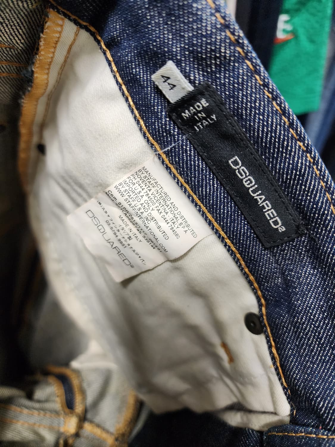 디스퀘어드2 자물쇠 디테일 리플렉티브 파이핑 청바지 상품이미지6