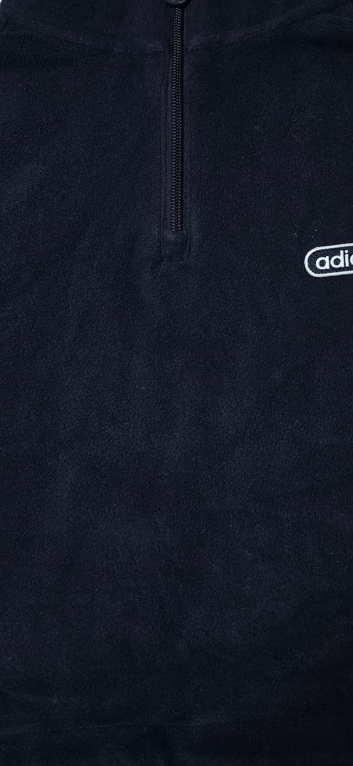 아디다스 네이비 플리스 크롭 탑 M 상품이미지5