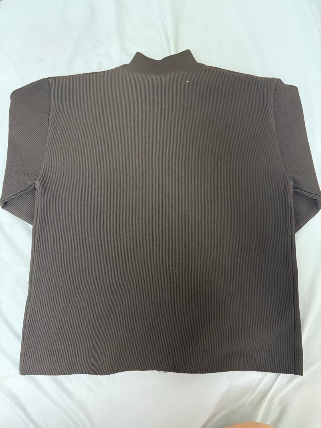 아모멘토 모크넥 가디건 브라운 상품이미지3