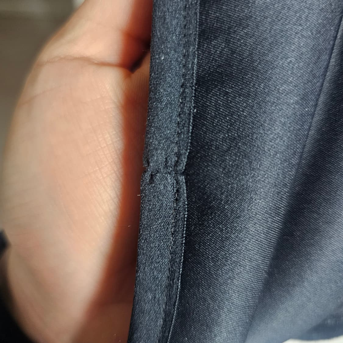 [XL] 남이서팔 마이크로 퍼 자켓 블랙 상품이미지3