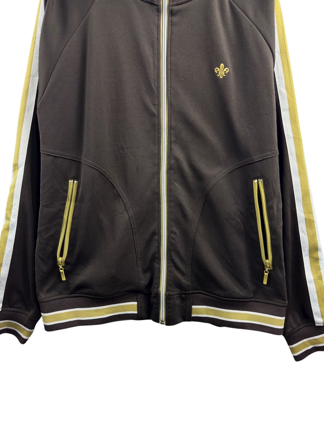 JPN Y2K 브라운 트랙탑져지1269 상품이미지4