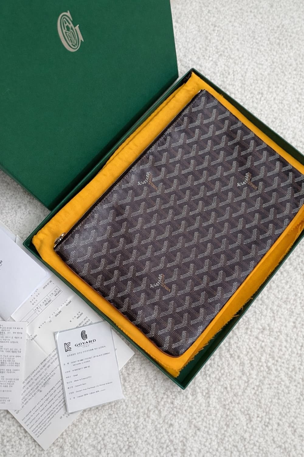 고야드 클러치 mm 블랙 상품이미지1